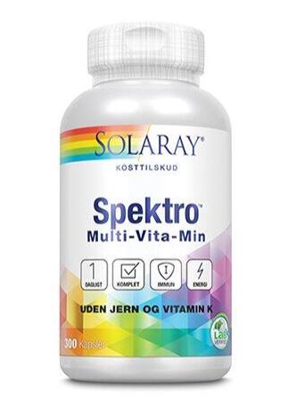 Spektro u. jern Multi-vitamin 300 kapsler