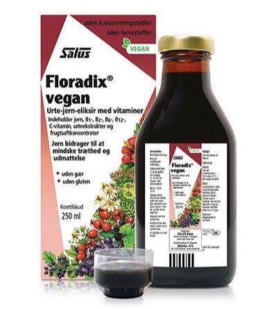 Floradix Vegan, 250ml.