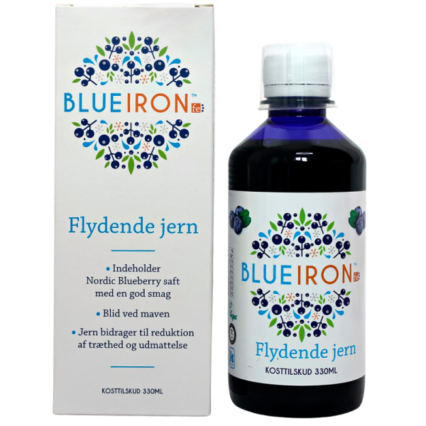 Blueiron Flydende Jerntilskud (330 ml)