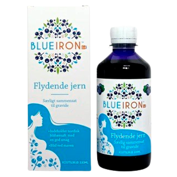 Blueiron Flydende Jerntilskud Til Gravide (330 ml)