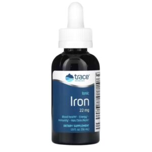 Trace Minerals Liquid Ionic Iron (22 mg), 56 ml