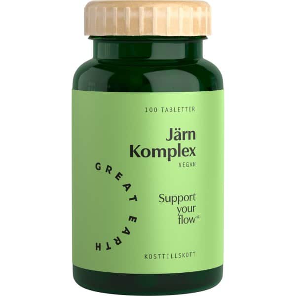 Great Earth Jernkompleks, 100 tabletter